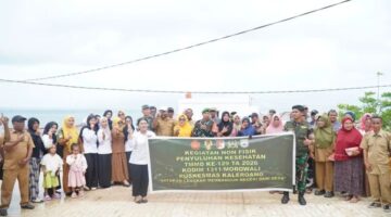 Kodim 1311/Morowali, Apresiasi Peran Puskesmas kaleroang Berikan Penyuluhan Kesehatan dan Pencegahan Stunting