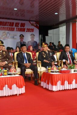Sekda Morowali Hadiri Upacara Hari Bhayangkara ke-80 