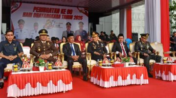 Sekda Morowali Hadiri Upacara Hari Bhayangkara ke-80 