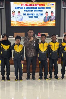 Kontingen O2SN Morowali Resmi Dilepas, Siap Berlaga di Empat Cabang Olahraga