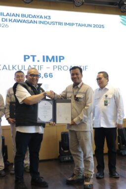 Wamenaker Apresiasi Kolaborasi K3 IMIP, Dukung Penguatan Budaya Keselamatan Kerja