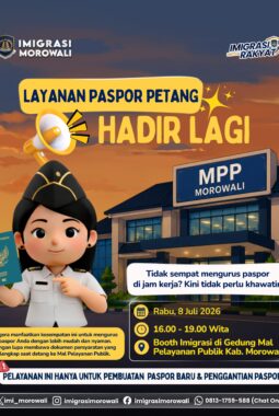 Layanan Paspor Petang Kembali Hadir, Imigrasi Morowali Permudah Masyarakat Mengurus Paspor di Luar Jam Kerja