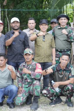 Bersama Dandim 1311/Morowali, Bupati Iksan Tinjau Persiapan TMMD di Umbele