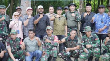 Bersama Dandim 1311/Morowali, Bupati Iksan Tinjau Persiapan TMMD di Umbele