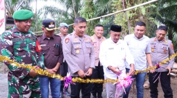 Kapolres Morowali Resmikan Pengelolaan Bak Air Bersih 