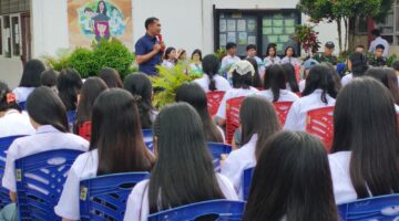 Kokohkan Cinta Tanah Air, Yonif TP 825/GYS Tanamkan Jiwa Nasionalisme pada Ratusan Siswa SMAN 1 Lembo