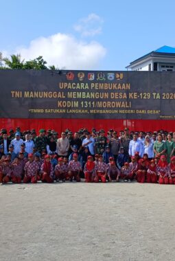 TMMD ke-129 Dimulai, Kodim 1311/Morowali Bangun Infrastruktur dan Berdayakan Masyarakat Bungku Selatan
