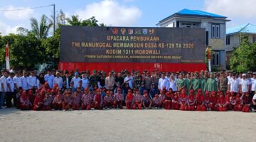 TMMD ke-129 Dimulai, Kodim 1311/Morowali Bangun Infrastruktur dan Berdayakan Masyarakat Bungku Selatan