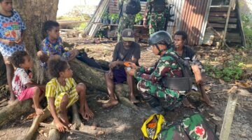 Kepedulian TNI Terhadap Kualitas Kesehatan di Ujung Timur Indonesia