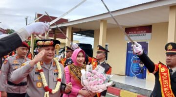 Penyambutan Kapolres Morowali AKBP Reza Khomeini Berlangsung Khidmat