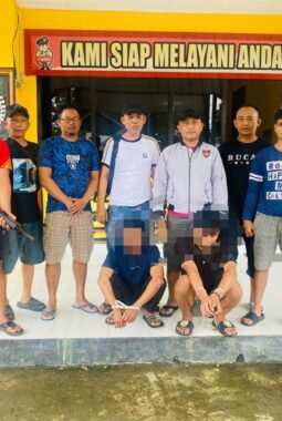 Polsek Bungku Utara Amankan Dua Pelaku Narkoba dan Sita Tujuh Paket shabu