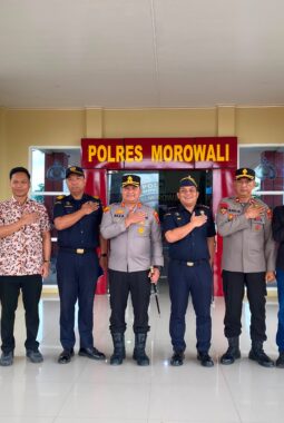 Sinergi Perkuat Pengawasan, Kepala Bea Cukai Morowali Kunjungi Kapolres Morowali