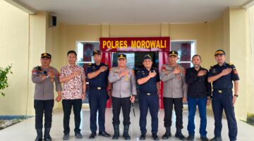 Sinergi Perkuat Pengawasan, Kepala Bea Cukai Morowali Kunjungi Kapolres Morowali