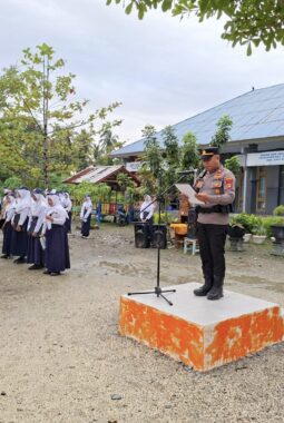 Cegah Kenakalan Siswa, Polres Morowali Laksanakan Edukasi dan Sweeping di SMP Negeri 1 Bungku