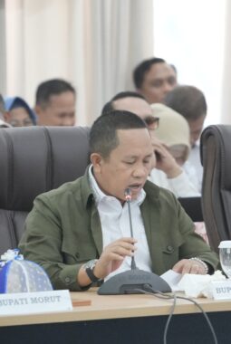 Bupati Iksan Hadiri Rakor Pencegahan Korupsi Bidang Pertanahan se-Sulawesi Tengah