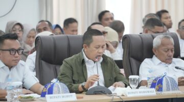 Bupati Iksan Hadiri Rakor Pencegahan Korupsi Bidang Pertanahan se-Sulawesi Tengah