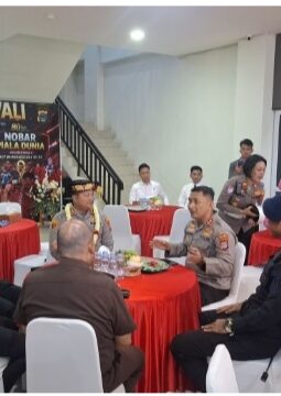 Sekda Hadiri Kegiatan Penjemputan Kapolres Morowali