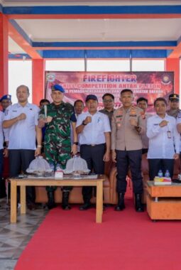 Sekda Morowali, Membuka  Kegiatan Skill Competition Antar Pleton Damkar dan Penyelamatan Daerah Morowali