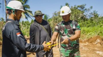 Pastikan Hasil Sesuai Target, Satgas TMMD Laksanakan Pengukuran Jalan