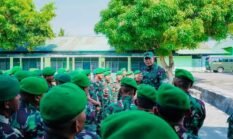 Kunker ke Kodim 1506/Namlea, Pangdam XV/Pattimura Tekankan Prajurit Petarung dan Keamanan Pangkalan