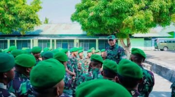Kunker ke Kodim 1506/Namlea, Pangdam XV/Pattimura Tekankan Prajurit Petarung dan Keamanan Pangkalan