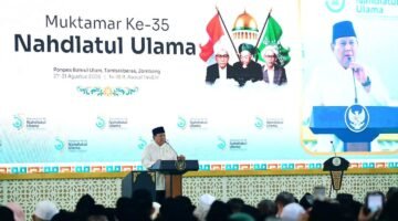 Presiden Prabowo  Hadiri Acara Muktamar NU ke -35 di Jombang 