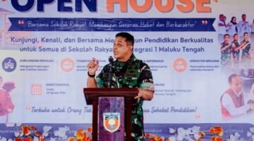 Dorong Siswa Menjadi Generasi Emas, Pangdam XV/Pattimura Kunjungi Sekolah Rakyat Terintegrasi