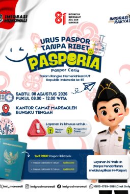 Semarakkan HUT RI ke-81, Yuk Datang ke PASPORIA dan Urus Paspor Tanpa Ribet!