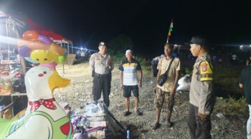 Jelang HUT ke-81 Kemerdekaan RI, Polres Morowali dan Polsek Jajaran Intensifkan KRYD Malam Hari