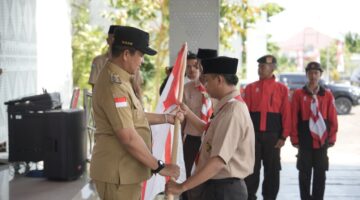 Kontingen Pramuka Morowali Menuju Jamnas XXII, Ini Pesan Bupati Iksan
