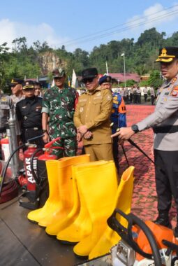 Polres Morowali Utara gelar Apel siaga Karhutlah