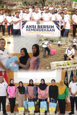 Semarak HUT ke-81 RI, Imigrasi Morowali dan Lapas Kolonodale Gelar Aksi Bersih dan Bakti Sosial