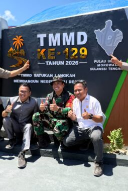 Kapolres dan Bupati Apresiasi Dandim 1311 Morowali, TMMD Umbele Sukses dalam Waktu Satu Bulan