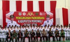 Kobarkan Semangat Generasi Muda: Forkopimda Morowali Kompak Hadiri Pengukuhan Paskibraka