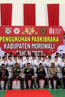 Kobarkan Semangat Generasi Muda: Forkopimda Morowali Kompak Hadiri Pengukuhan Paskibraka