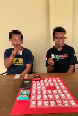 Lagi, Polres Morowali Amankan Dua Pria Pengedar Sabu dengan Barang Bukti  Seberat 43,56 Gram