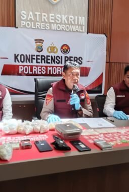 Tiga Pengedar Sabu Dibekuk, Polres Morowali Berhasil Selamatkan 2.048 Jiwa