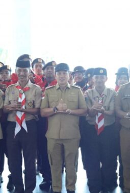 Lepas Kontingen Kwarcab Morowali Ke Jamnas XII, Bupati Iksan: Jaga Nama Baik Morowali   