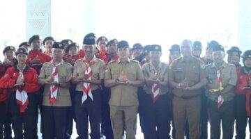 Lepas Kontingen Kwarcab Morowali Ke Jamnas XII, Bupati Iksan: Jaga Nama Baik Morowali   