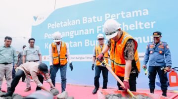 Bangun Fire Shelter Pertama di Kecamatan Bungku Timur, PT Vale Dorong Kesiapsiagaan Darurat Kebakaran
