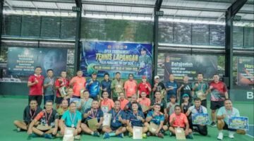 Tampil Impresif, Tim Tennis Kasdam XV/Pattimura Raih Juara 1 Piala Panglima TNI Cup 2026