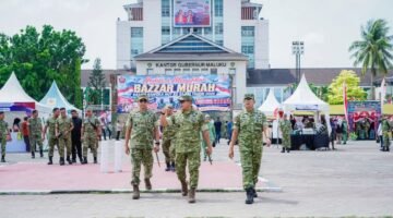 TNI Hadir Membawa Manfaat Ekonomi, Bazar Murah Semarakkan HUT ke-81