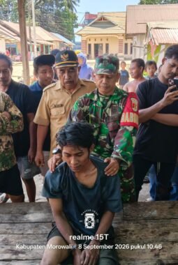 Babinsa 1311-09, Berhasil   Amankan Terduga Pelaku Curanmor di Labota