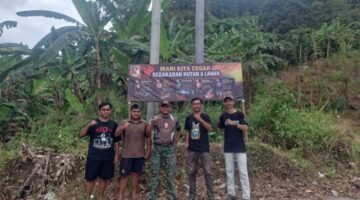 Cegah Karhutla, Koramil Bahodopi  Imbauan  Masyarakat Melalui Baliho 
