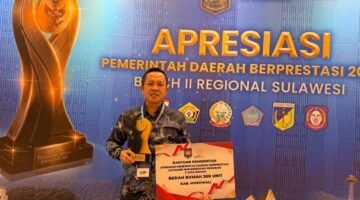 Pemkab Morowali Raih Terbaik I Implementasi Program 3 Juta Rumah Regional Sulawesi