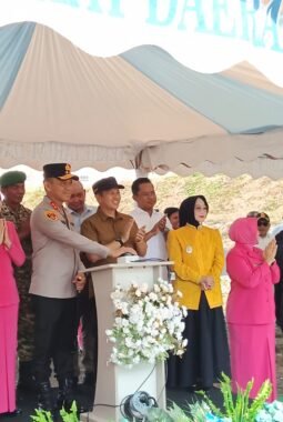 Kapolda Sulteng Resmikan 5 Fasilitas Polres Morowali  