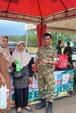 Jelang Hut TNI ke 81, Kodim 1311 Morowali Gelar Bazar TNI 
