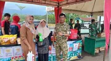 Jelang Hut TNI ke 81, Kodim 1311 Morowali Gelar Bazar TNI 