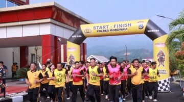 Polres Morowali Gelar Samjas Berkala, Jaga Kebugaran dan Kesiapan Personel