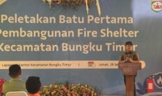 Bupati Morowali Apresiasi PT Vale Bangun Fire Shelter di Bungku Timur